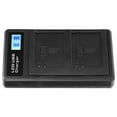 thumbnail image 2 of Cargador de batería portátil para cámara NB-10L Cargador doble con pantalla LCD, 2 of 15