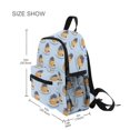 thumbnail image 3 of FORMRS Kids School Backpack with Front Zippered Pocket 12" Student Travel Daypack, Blueberry Pancake Pattern, 3 of 6