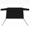 thumbnail image 2 of Rear Windshield Snow Cover for Cars | Sun Visor & Frost Shield | All-Weather, Frost-Proof, UV Protection, Windproof, Anti-Theft | Silver-Coated Cloth | 98x57x35in | 1 Pack, 2 of 7