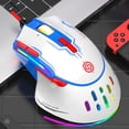 thumbnail image 1 of Q15 Gaming Mouse RGB Light Ratón ajustable Gamer para oficina en casa (Blanco) Ehuebsd Para estrenar, 1 of 9