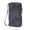 Grey, variant on Unisex RFID Anti Skimming Solid Color PU Wallet, Korean Style Double Layer Short Purse, Double Zipper Large Capacity Design For Men Business Use And Women Daily Handheld Storage