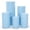 Light Blue, variant on puresly 5Pcs Cylinder Pedestal Stand Covers Reusable Elastic Cloth Pillar Plinth Cover Without Stands for Wedding Props Babyshower Birthday Party (Light Pink)