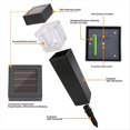 thumbnail image 4 of 4 Piezas Luz de DescongelacióN Alimentada por EnergíA Solar, Luz de DescongelacióN Solar para Exteriores, Luz Solar Enchufable de Luz CáLida, 4 of 5