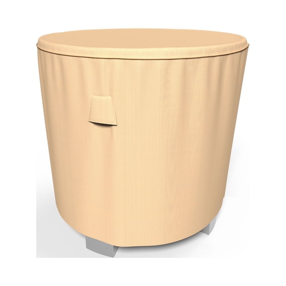 Budge 50"Dia. Tan Patio Bar Table Cover, StormBlock™ Savanna