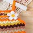 thumbnail image 5 of Child Girls 4-10T 2PC Summer Outfit Set Lovely Bow Tank Top + Casual Shorts Gibobby,5-6 Years,Yellow, 5 of 5