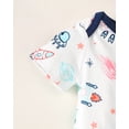 thumbnail image 5 of KIMI BEAR Infant Baby Boys Romper 18-24 Months Summer Clothing 2 Packs Short Sleeves Bodysuit Rockets Print One Piece Jumpsuits Clothes Multicolor, 5 of 9