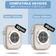 thumbnail image 3 of Correa para Apple Watch XYF transparente de 46 mm con funda protectora, 3 of 7