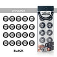 thumbnail image 1 of 20Pcs/Set Golf Ball Marker for Golf Clubs Mark Know Your Distance Suitable for All Club Grips Increase Golf Score Training Aids Black, 1 of 6