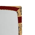 thumbnail image 2 of Ambesonne African Fitted Sheet, Native Culture, Queen Size, Ruby Peach Black, 2 of 2