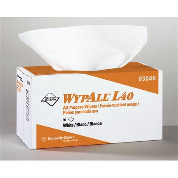 Kimberly-Clark  Wypall L40 L40 Wpr 10.8X10 1P white 9/90