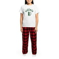 thumbnail image 4 of CafePress - Slainte [Beer] Women's Light Pajamas - Women's Short Sleeve Print T-Shirt and Pants Light Cotton Pajama Set, 4 of 7