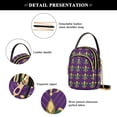 thumbnail image 4 of FORMRS Crossbody Bag for Women Quilted Travel Shoulder Cell Phone Purse with Chain Strap Handbag, Gold and Green Floral Pattern, 4 of 7