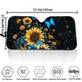 thumbnail image 5 of Uorisanigo Blue Butterfly Sunflower Car Sun Shade Windshield Car Shade Cover Foldable Automotive Windshield Sunshades Sun Blocker Visor Protector Universal Fit Most Sedan SUV Trucks, 5 of 7