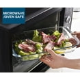 8-Piece Large to Small Glass Bakeware Set with BPA-Free Lids, Oven Safe