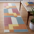 thumbnail image 2 of SAFAVIEH Orwell Milka Abstract Runner Rug, Rust/Yellow, 2'2" x 7', 2 of 8