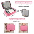 thumbnail image 5 of BAKIBO Pencil Case, 72 Slots Multi-Functional Large Capacity Pens Case Pencil Pouch, Wrap Coloring Pencil Holder Organizer Stationary Bag with Interior Zippered, Pocket for Small Accessories, 5 of 7