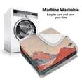 thumbnail image 5 of Yayeee Throw Blanket for Couch Soft Warm 60" x 80" Sofa Chair Bed Decoration, Mountains at Dawn, 5 of 7