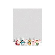 Great Papers! Winter Friends Holiday Letterhead Multicolor 80/Pack (2019101) 2019120