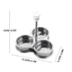 thumbnail image 3 of Cafetera de acero inoxidable de 3 desayunos, calentador de agua eléctrico, diseño de dos niveles, marco metálico resistente, portátil para cocina, para hogar, alta capacidad de cocción,, 3 of 9