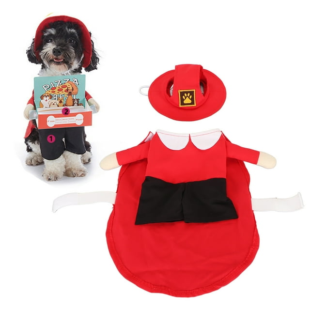Disfraz de mascota Cosplay repartidor de pizza transpirable disfraz divertido exquisito para mascota para fiesta ANGGREK Otros