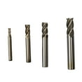 thumbnail image 4 of 4/6/8/10/12mm Hss Cnc 4 Flute Straight Shank End Mill Cutter Drill Bit Tools, 4 of 7