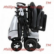 Solax Mobility - Mobie Classic - Folding Travel Scooter - 4-Wheel - White
