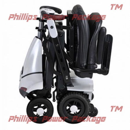 Solax Mobility - Mobie Classic - Folding Travel Scooter - 4-Wheel - White