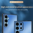thumbnail image 7 of For Samsung Galaxy S24+ Case Slim Fit Soft TPU + Metal Super Ultra-Thin S24+ Phone Back Cover Light Protective Brushed Finish Coating Case Compatible Samsung Galaxy S24+,Blue, 7 of 7