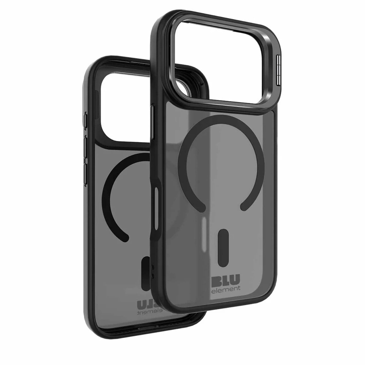 Blu Element Duo Protection Bundle - Chromatic Kick MagSafe Case Black + Screen Protector for iPhone 17 Pro