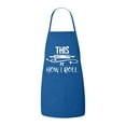 thumbnail image 1 of FASCIINO - Cute This is How I roll Chef Apron with Two Front Pockets, 1 of 1
