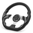 thumbnail image 3 of Car Steering Wheel, 320MM Carbon Fiber Style Aluminum Frame Steering Wheel  for Drifting / Racing, 3 of 7