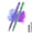 Purple/Green, variant on Stylus Touch Screen Pens Ideal for Drawing, Writing, And Gaming Compatible with Apple Ipad, Iphone, Samsung Tablets, And All Other Touch Screens