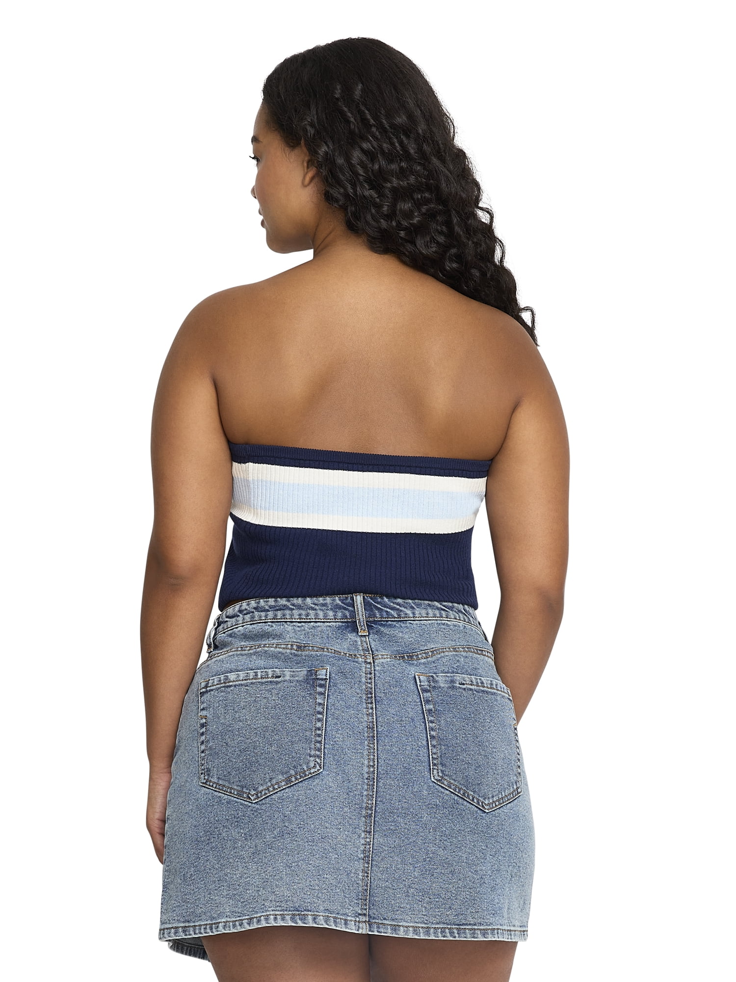 Mills by Millie Bobby Brown Women's Sweater Tube Top, Sizes XXS-XXXL