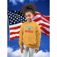 thumbnail image 2 of 4Th July Free To Sparkle Hoodie Juniors -Image by Shutterstock,  x-Large, 2 of 4