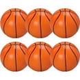 thumbnail image 1 of FUTUREORYY 6Pcs Soft Basketball Mini Basketballs For Stress Relief And Party Favors 2.48In, 1 of 8