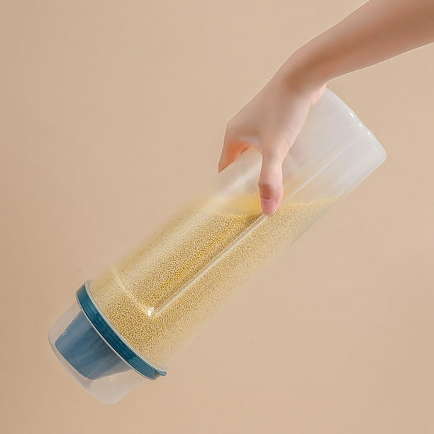 Amzcrzy Caja De Almacenamiento De Adornos, Recipiente Sellado Transparente Para Cocina, Caja Para Conservación De Granos, Caja Para Almacenar Granos, Tanque De Almacenamiento, Contenedores De Almacen