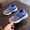 Blue, variant on VOUZZA Kids Colorblock Platform Sneakers, Breathable Mesh Panel Athletic School Shoes with Hook and Loop Strap, Lightweight Anti- Footwear