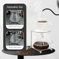 thumbnail image 4 of Coffee Dripper Stand Station Pour-Over - Foldable Aluminum Coffee Dripper Holder Rack for Home Travel Camping Hiking Pour Over Coffee Portable Espresso Coffee Maker, 4 of 7