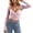 Pink, variant on Women's Lace Hollow Out Camisole Slim Fit Low Cut Sleeveless Tank Top Sheer Mesh See Through Crop Top for Casual Wear Dance Ripped Top Women Pocket Top