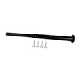 thumbnail image 2 of Accesorios de las piernas de escritorio telescópico de alto rendimiento, resistente, fácil de usar Piezas prácticas de muebles de muebles para barra Negro, 2 of 8