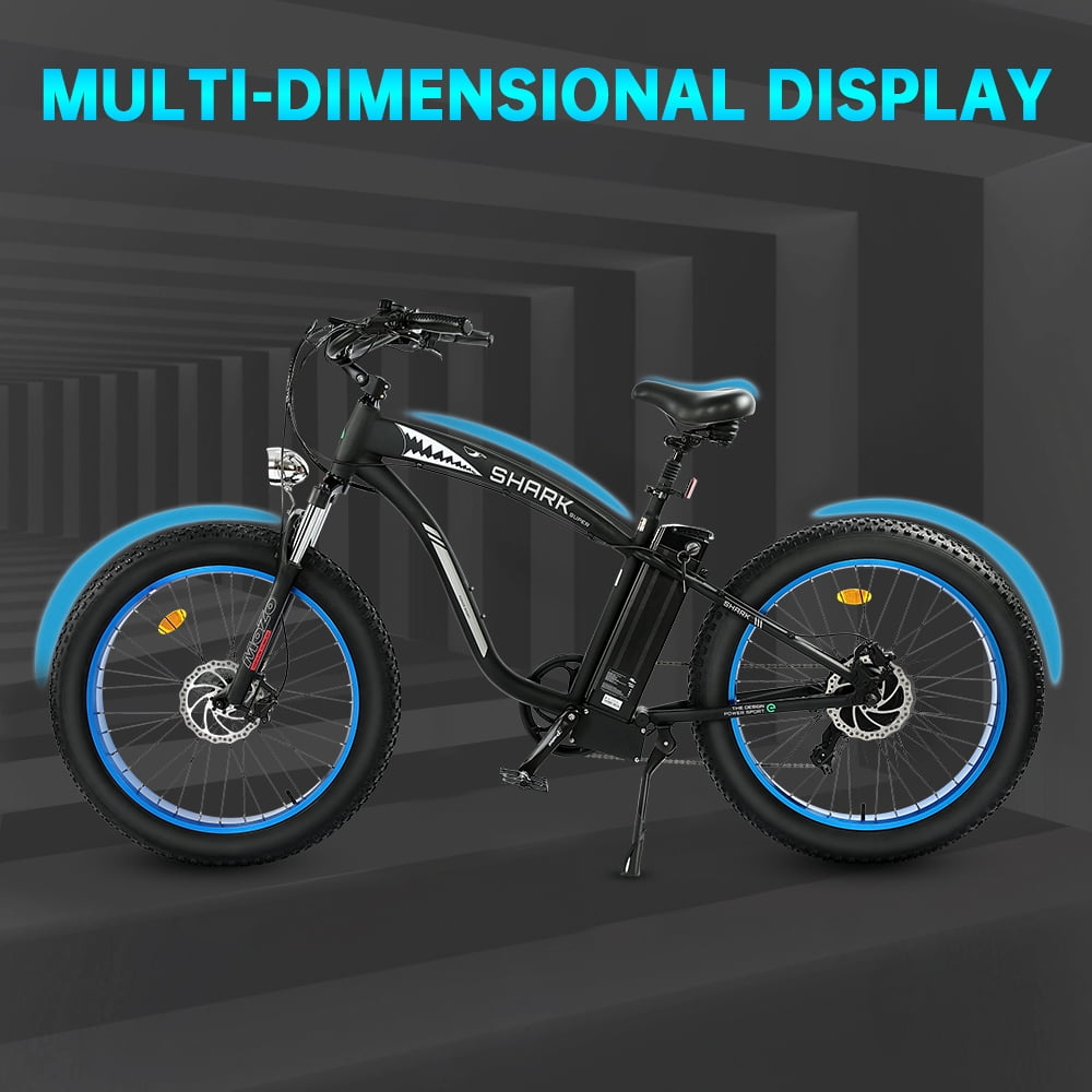 Ecotric hammer 48v 1000w sales electric fat tire beach cruiser