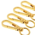 thumbnail image 3 of AMLESO 4x Alloy Lobster Swivel Clasps Clips Bag Key Hook Keychain Jewelry Findings 12mm, 3 of 6