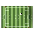 thumbnail image 2 of Football Carpet Interesting Sports Scene Design Anti-slip Printing Machine Washable Noise Reduction Playing Football Rectangle Artificial Turf Soccer Field Thickened Rug for Living E 80x1, 2 of 13