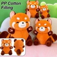thumbnail image 6 of 9.8inch Soft raccoon stuffed animals, red panda stuffed animals, cute panda stuffed toys, girlfriend kids birthday gifts, red panda stuffed toys, 6 of 8