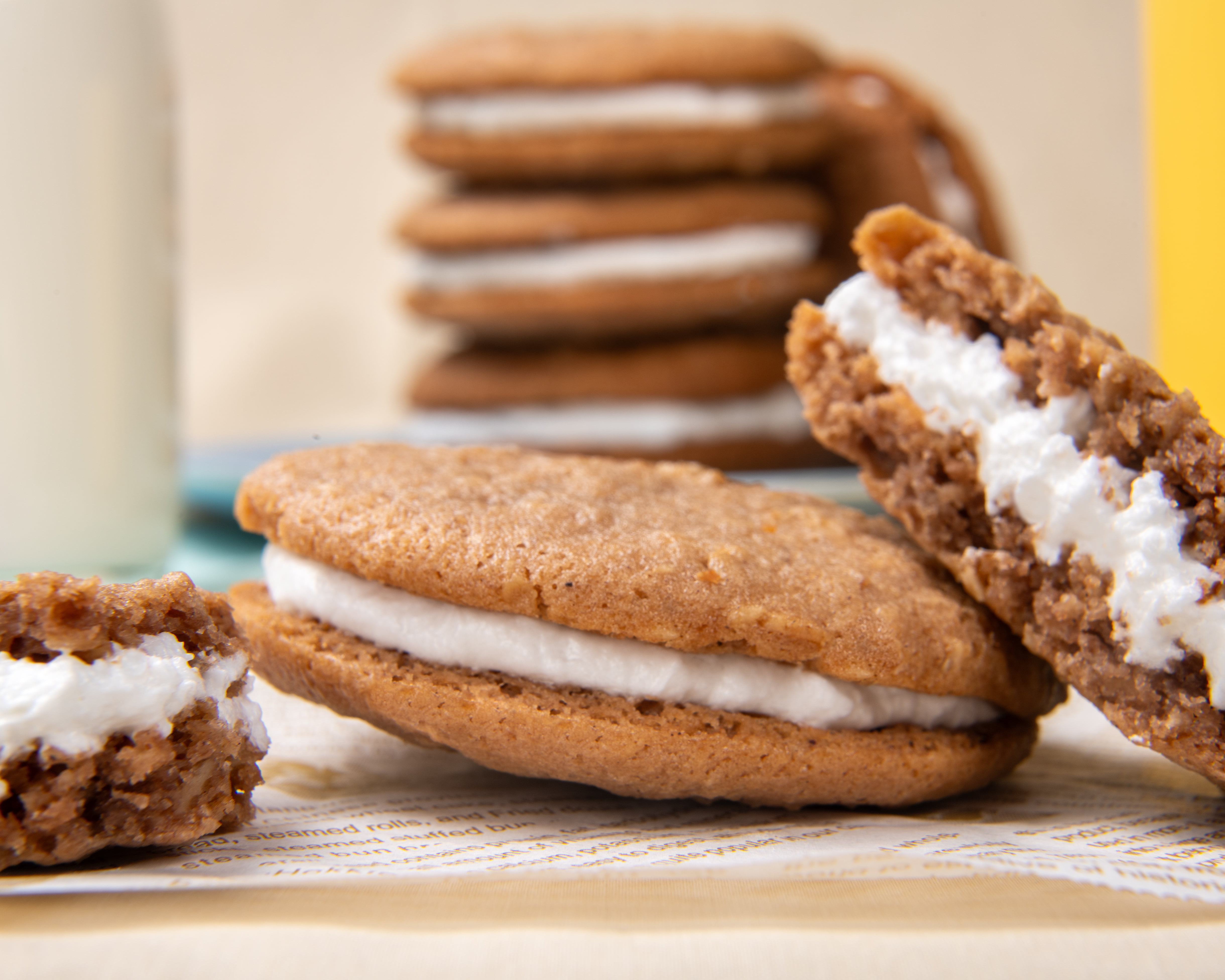 Katz Gluten Free Oatmeal Cream Pies 6 oz, Pack of 6, Rolled Oatmeal