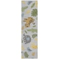 thumbnail image 2 of Addison Rugs Chantille Indoor/Outdoor Transitional Kids Silver Machine Washable Runner Rug, 2'3" x 7'6", 2 of 7