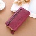 thumbnail image 2 of Women Solid Color Coin Purse Long Wallet Card Holders Handbag Rd, 2 of 2