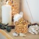 thumbnail image 5 of Soporte para quemador de dorado, difusor de fragancias para meditación , decoración para , hueco, decoración de cúpu Modelo 2 Colco sostenedor de incienso, 5 of 8