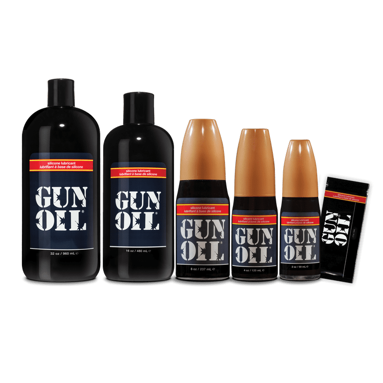 Gun Oil Silicone Lube - Silicone Based Liquid Personal Lubricant