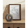 thumbnail image 6 of Haus and Hues 6x8 Walnut Oak Wooden Picture Frame - Set of 1 6x8 Poster Frame - Premium Oak, Vertical Hang, Shatterproof Plexiglass - Ideal for Home, Room, Office (6x8-inch, Walnut, Set of 1), 6 of 6